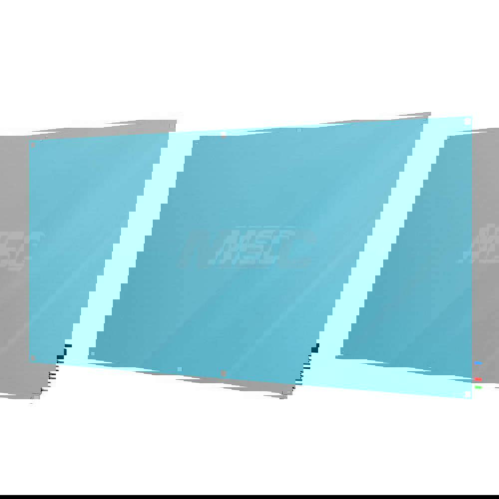 Whiteboards & Magnetic Dry Erase Boards; Height (Inch): 48 ; Width (Inch): 72 ; Color: Blue ; Includes: Acrylic Accessory Holder; Board; Eraser; (4) Markers; Stand-Offs